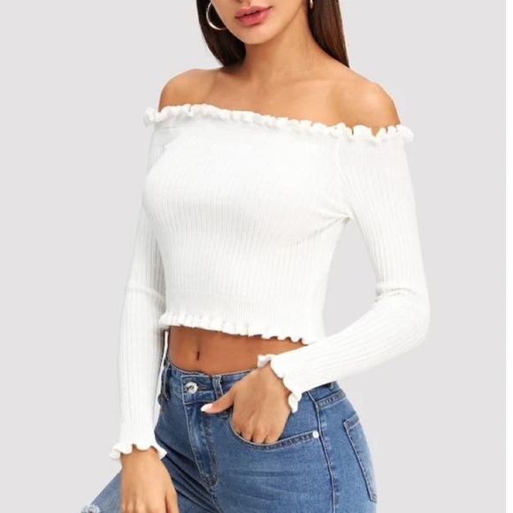 Brandy Melville Other - 🌈  white off the shoulder top
